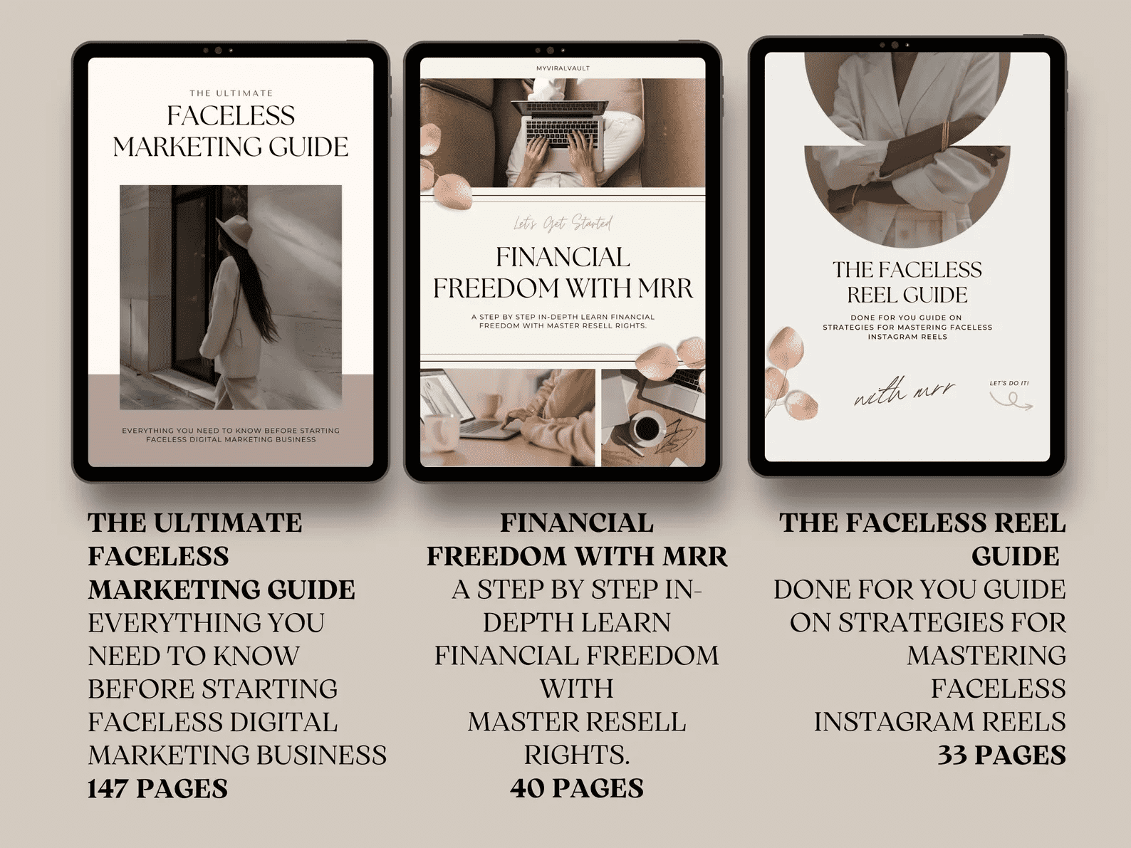 22 Faceless Digital Marketing MRR Products Bundle - Image 3