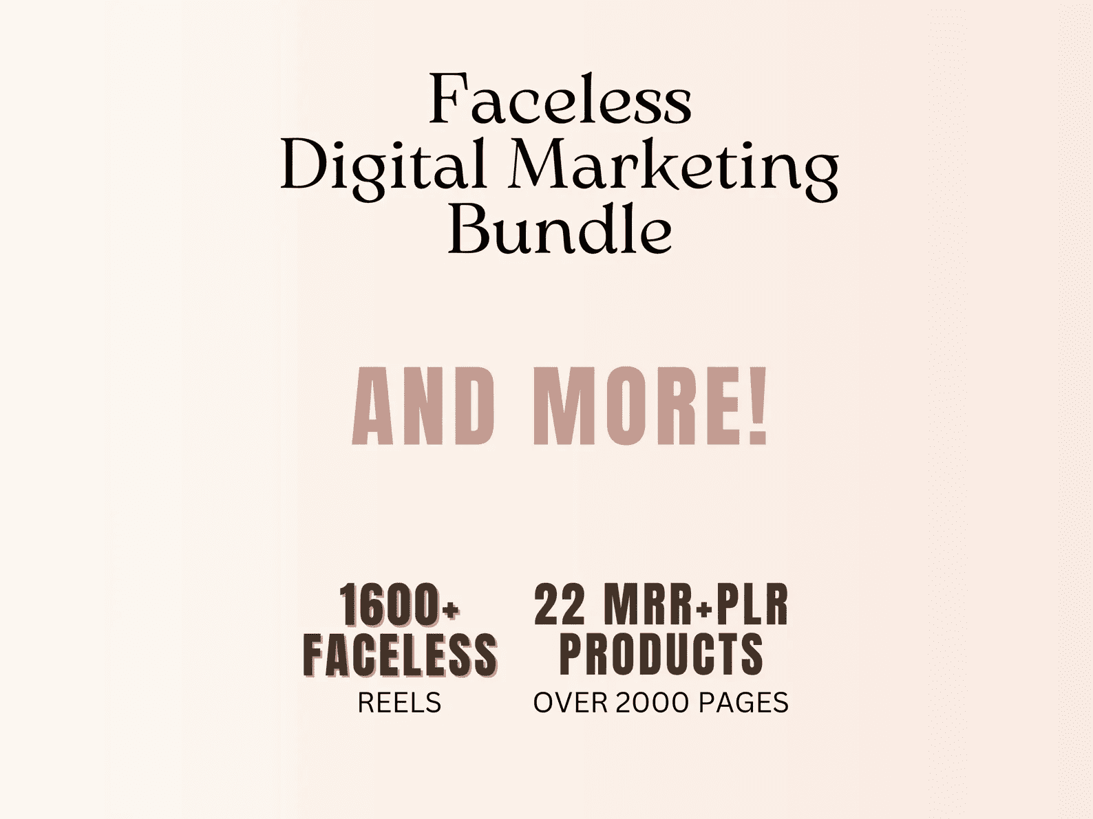 22 Faceless Digital Marketing MRR Products Bundle - Image 4