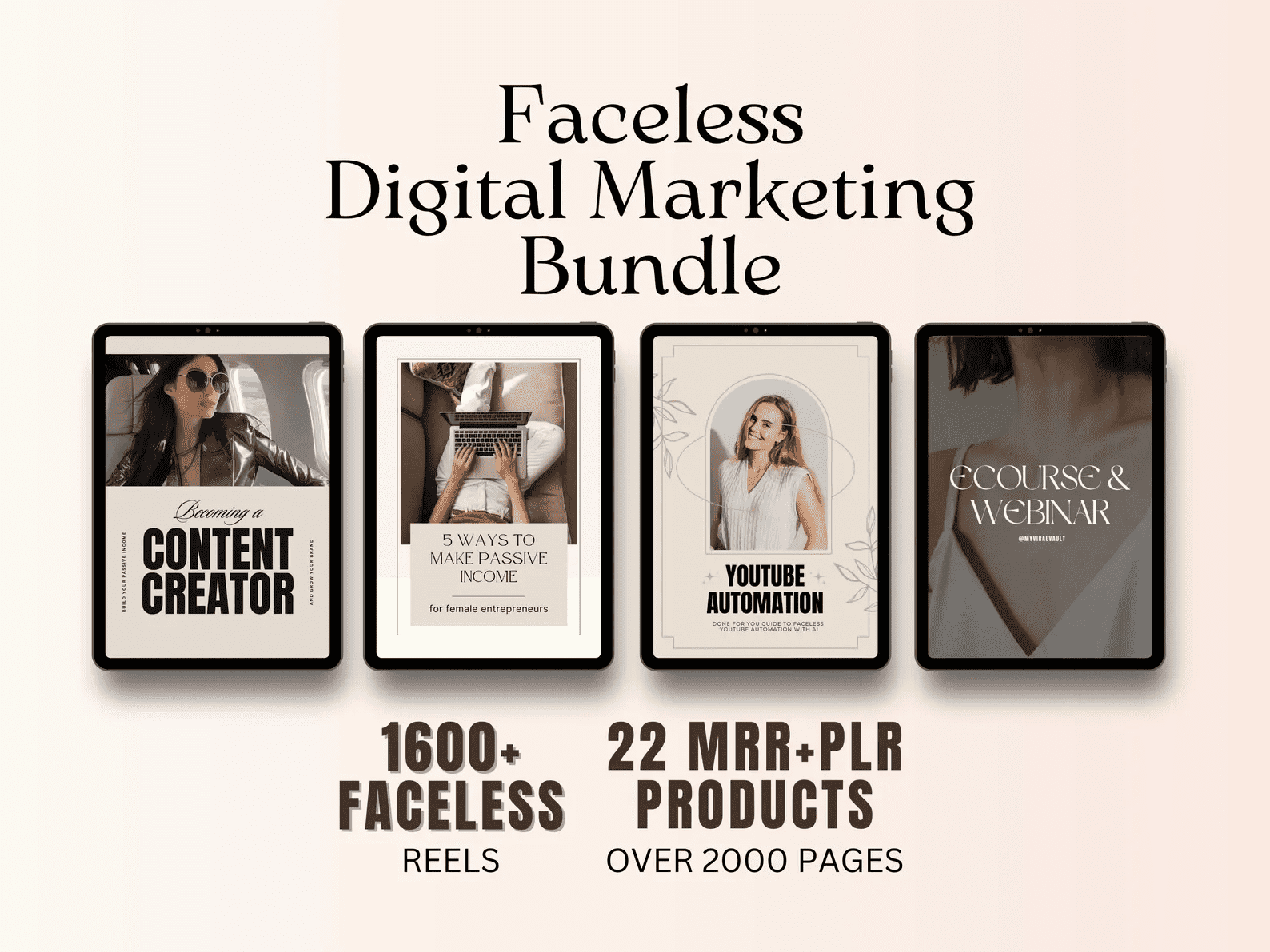 22 Faceless Digital Marketing MRR Products Bundle - Image 5