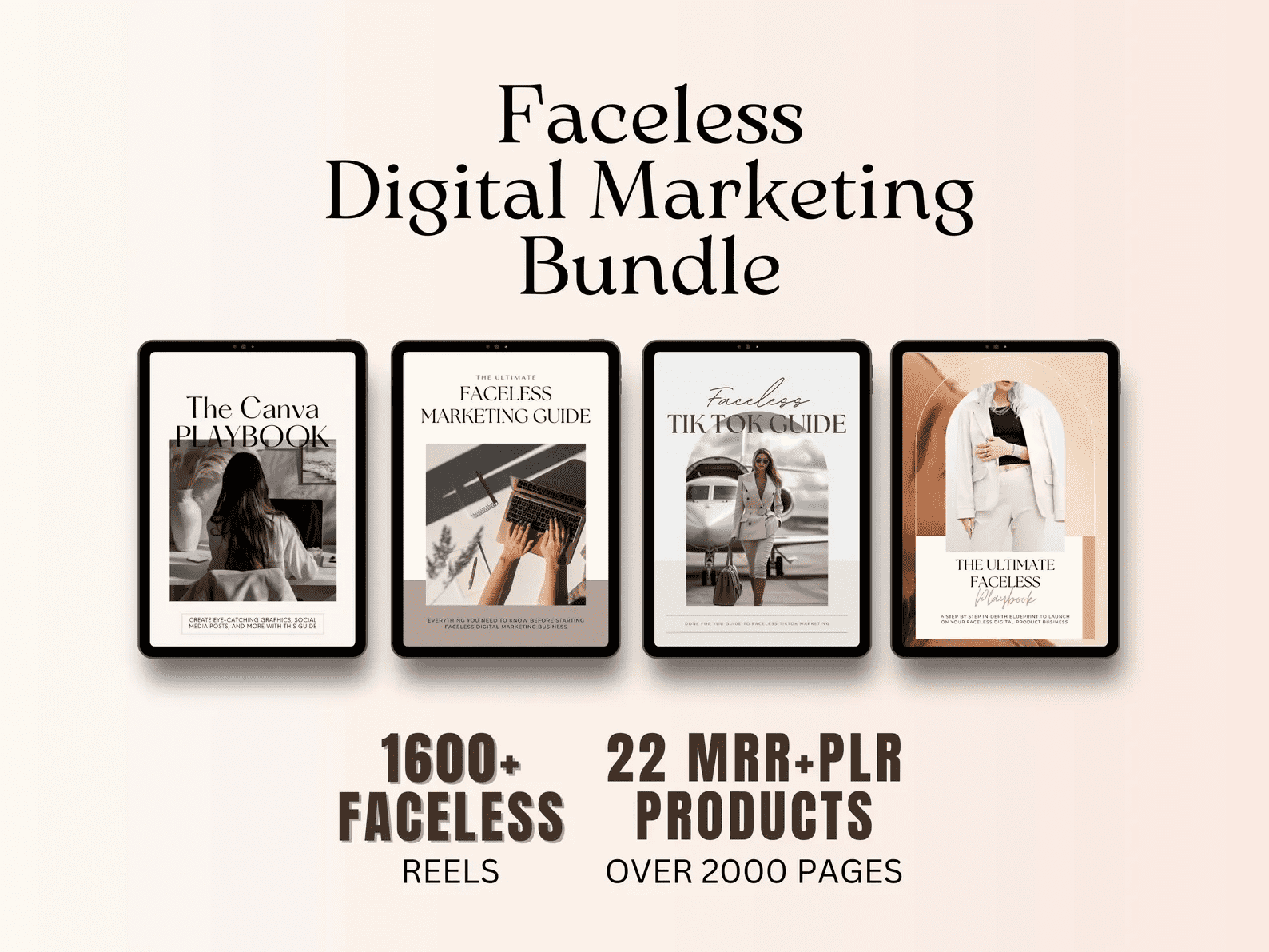 22 Faceless Digital Marketing MRR Products Bundle - Image 6