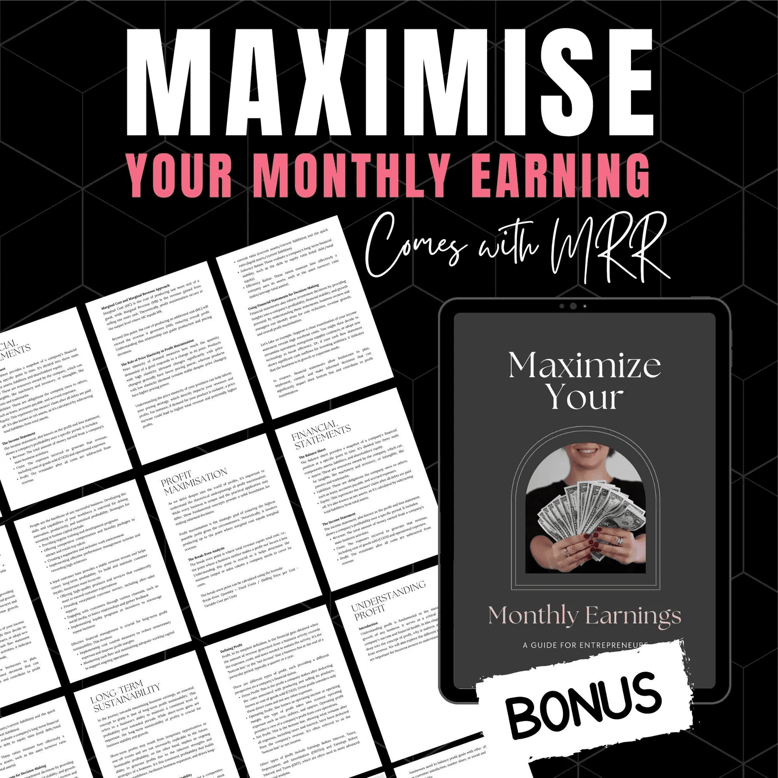 MRR Passive Income eBook Bundle Master Resell Rights PLR - Image 3