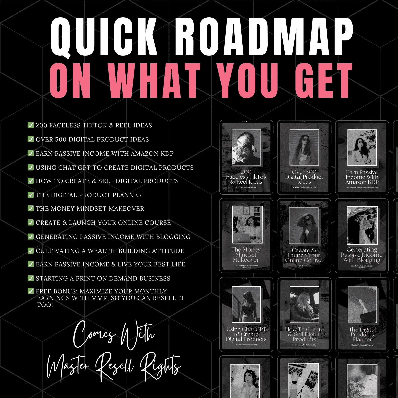 MRR Passive Income eBook Bundle Master Resell Rights PLR - Image 4